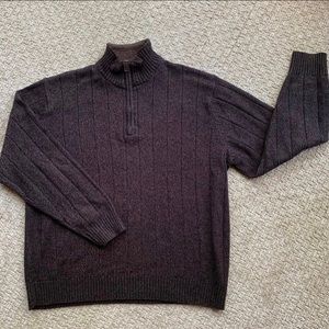 Brown Sweater Oscar de la Renta XL